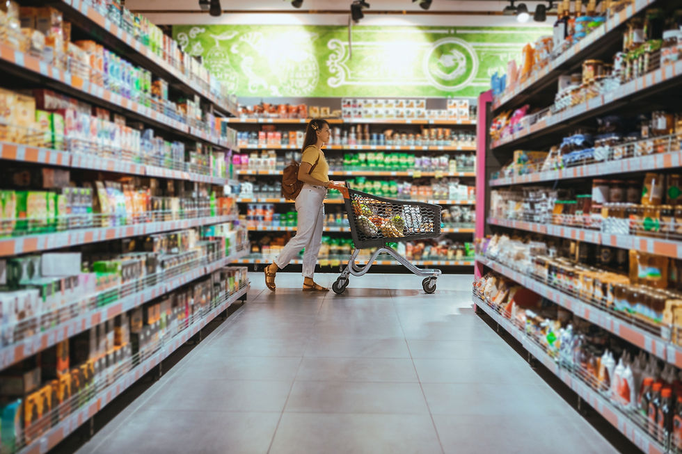 В продуктовом магазине